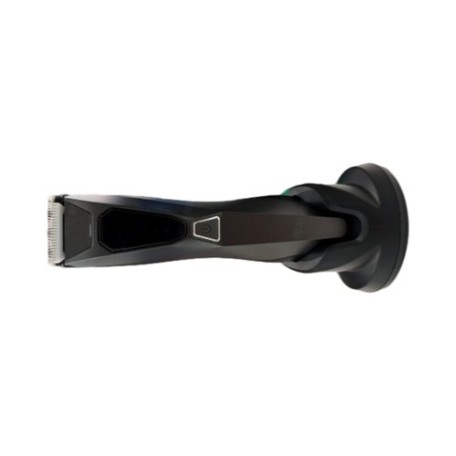 Lijecozy Body Hair Trimmer for Men: Pubic Hair Trimmer with Mirror & LED Display, Cool Gray