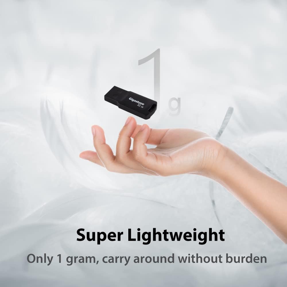 GIGASTONE V70 32GB USB 2.0 Flash Drive Thumb Drive Memory Stick Pen Drive Capless Design Pen Drive