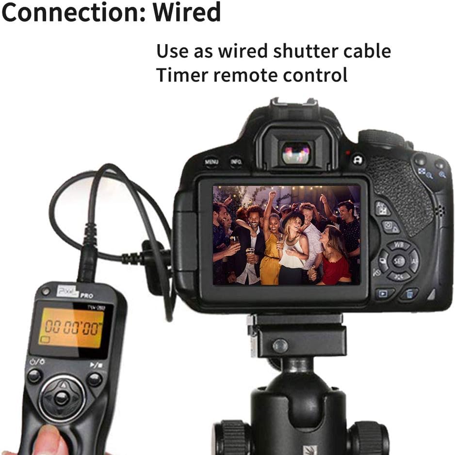 Wireless Remote Commander Shutter Release Cable Timer Pixel TW-283 S2 Wired Shutter Release Cable Compatible for Sony Alpha a7, a77II, a7R,a7RII, a7S, a5100, a6000