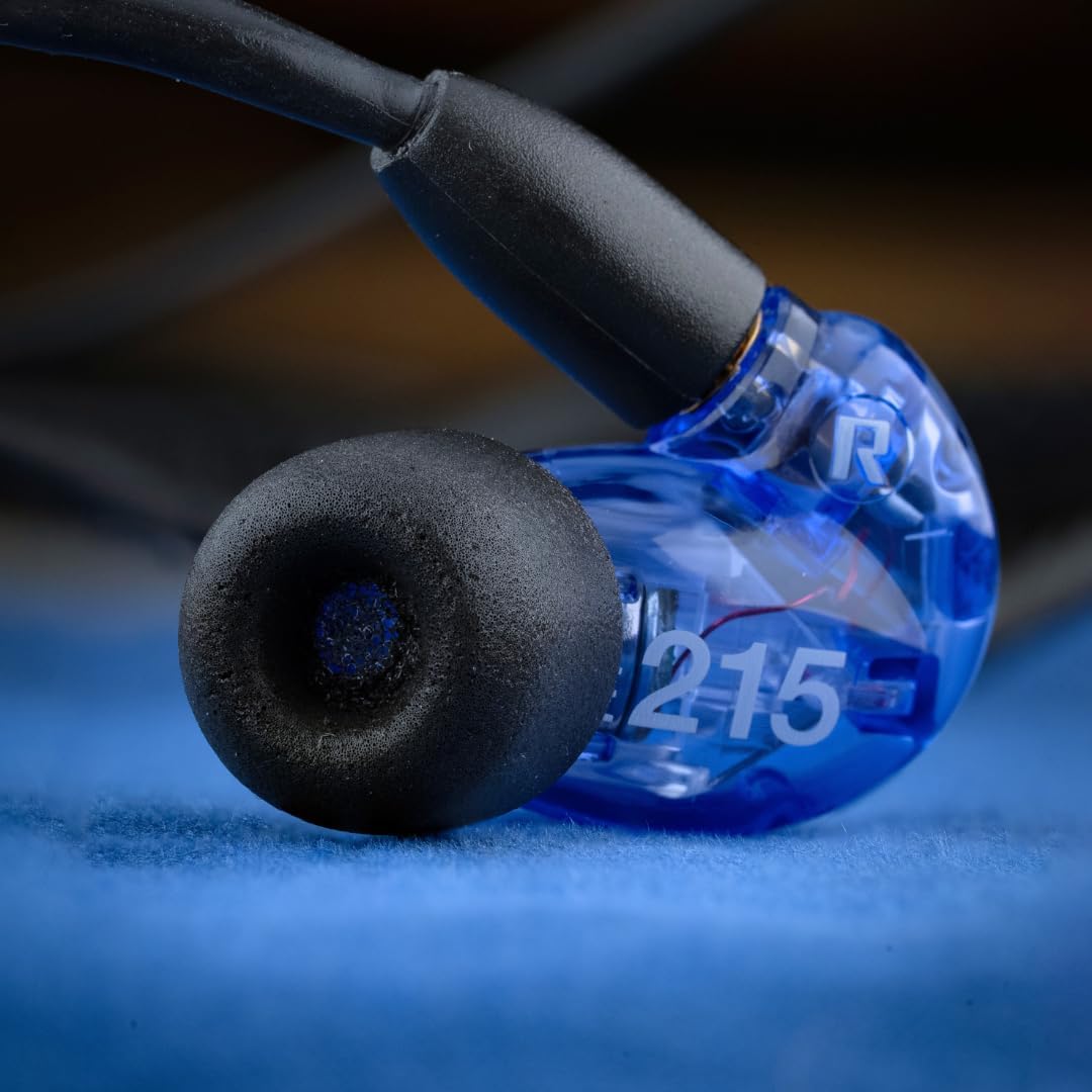 Comply 100 Core Series | Memory Foam Replacement IEM Ear Tips for Etymotic, Westone, Klipsch & More | Superior Noise Isolation, Ultimate Comfort, Secure Fit | Round, Black, Small (3 Pairs)