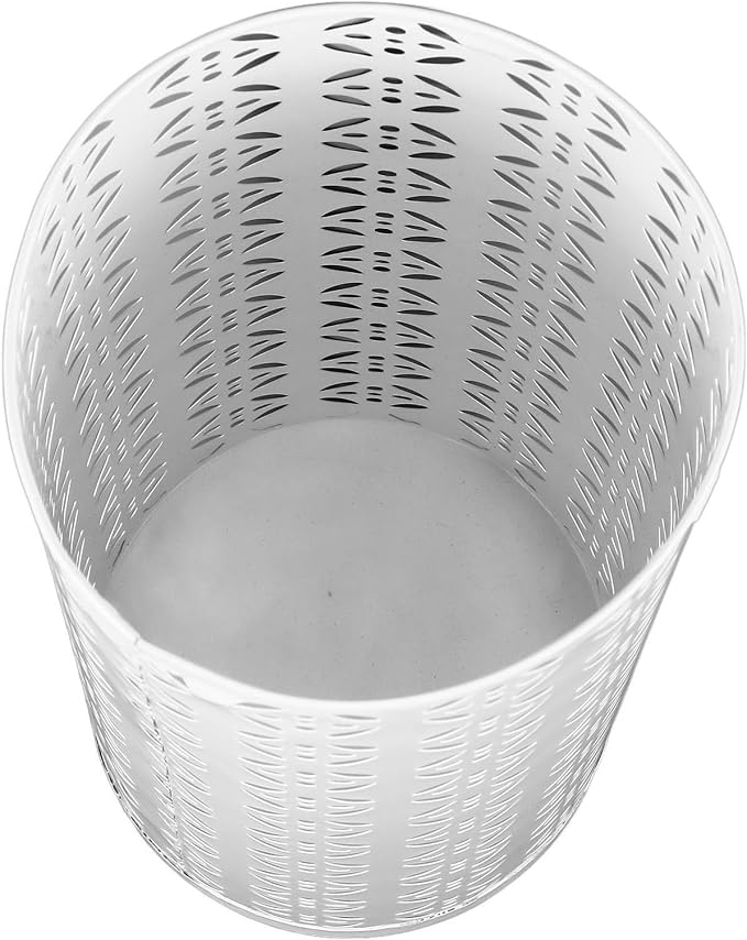 Round Umbrella Organizer Bin, Freestanding Metal Umbrella Holder Umbrella Stand Rack for Entryway, Canes Walking Sticks Holder Rain Collection for Home, Office (Large)