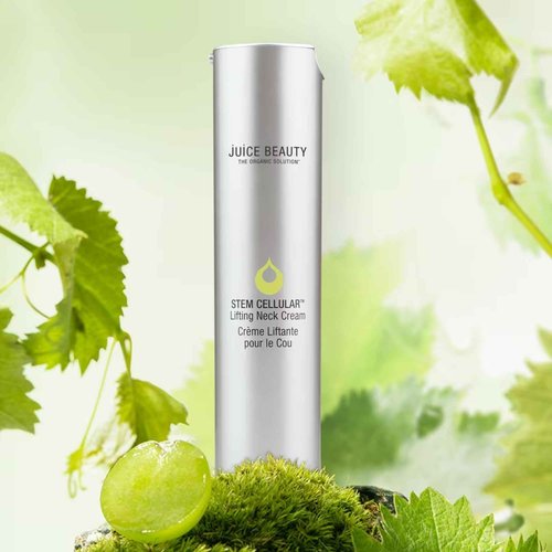 Juice Beauty Stem Cellular Peptide Lifting Neck Cream - 50 mL - Tightens and Smooths + Reduces Fine Lines and Wrinkles - Vegan, Cruelty Free