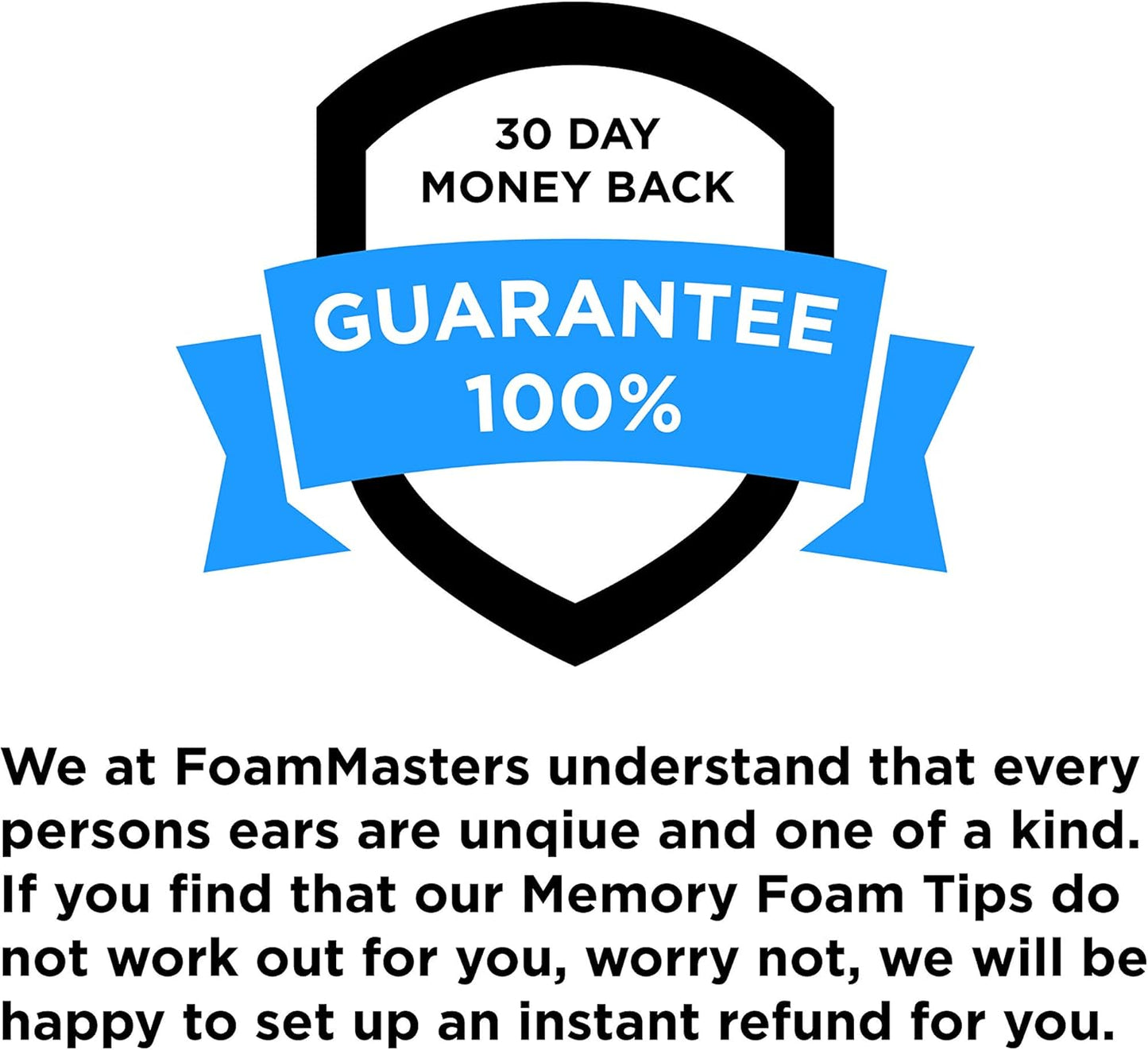 Foam Masters Memory Foam Ear Tips for AirPods Pro 1st & 2nd Gen | Comfortable | Secure | Better Noise Cancellation | Version 3.0 Replacement Buds (Large - 3 Pairs, Gray)
