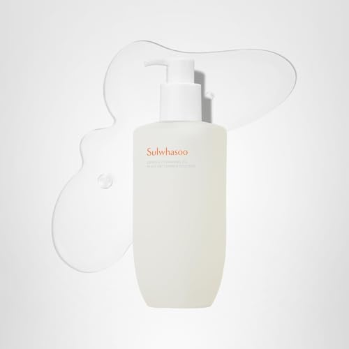 Sulwhasoo Gentle Cleansing Oil Jumbo –Daily Oil Cleanser w/Korean Herbal Ingredients for Face | Removes Waterproof Makeup & SPF, Softens & Nourishes Skin | Hydrating Double Cleansing, Korean Skincare