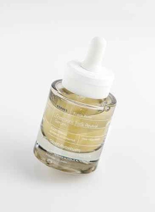 KORRES Black Pine Night Serum for Face, Mature Skin with Plant-Derived Glycolic Acid Alternative, Bi-Phase Treatment to Smooth & Firm Skin, Vegan Facial Serum, 1.01 fl oz, Stocking Stuffer