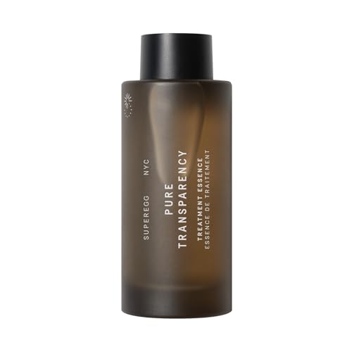 SUPEREGG Pure Transparency Treatment Essence: For bright, plump, glowing skin. Essence with 8D Hyaluronic Acid, Galactomyces Ferment Filtrate, Cica Peptide. 100 ML / 2 FL OZ