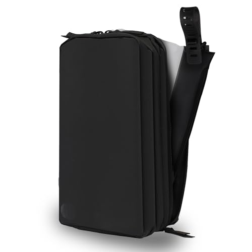Gravel Hanging Toiletry Bag for Men and Women - Comes in 3 Sizes, Water-Resistant, Durable, Compact, Dopp Kit Travel Toiletry bag (Black, Plus)