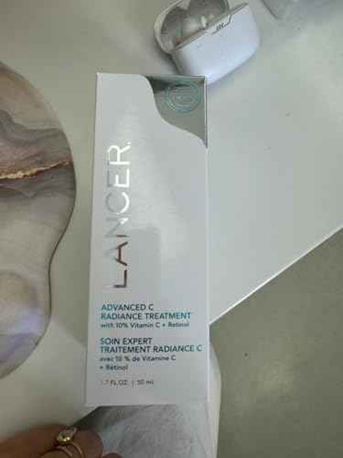 Lancer Skincare Advanced C Radiance Treatment, Vitamin C–Cream Face Care, Gentle Moisturizer and Anti Aging Cream 1.7 oz