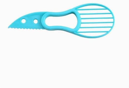 3-in-1 Avocado Slicer, Plastic Cutter with Peeler, Corer, and Pulp Separator, Kitchen Tool
