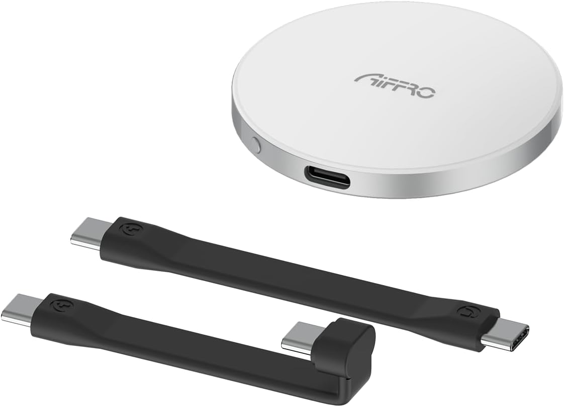 P10 Magnetic PSSD 2TB，for iPhone MagSafe Portable SSD, Upto 2000MB/s-Type-C, SM2320，USB 3.2 Gen 2x2 20Gbps, Connectivity, Updated Firmware - Portable Magnetic External Solid State Solution