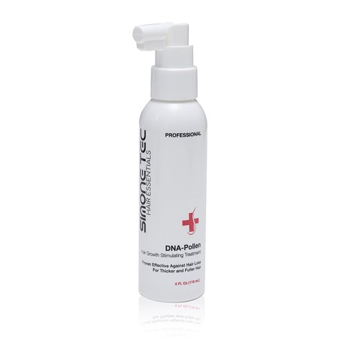Simone Tec Hair Essentials DNA-Pollen Hair Growth Stimulating Treatment Proven Effective Against Hair Loss for Thicker and Fuller Hair