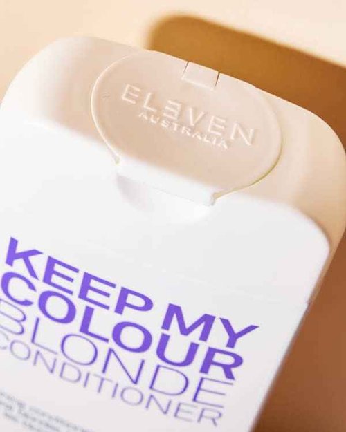 ELEVEN AUSTRALIA Keep My Colour Blonde Conditioner - Purple Conditioner for Blonde & Silver Hair, Color Protecting & Toning, Neutralizes Brass for Women & Men, Sulfate Free, Vegan - 32.5 fl oz
