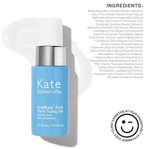 Kate Somerville EradiKate Acne Mark Fading Gel - Salicylic Acid Acne Treatment - Visibly Reduces Acne Scars, Clears Skin & Prevents Breakouts, 1 Fl Oz