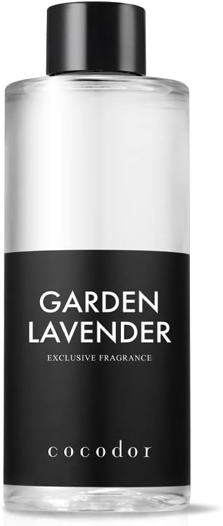 COCODOR Reed Diffuser Oil Refill/Garden Lavender/6.7oz(200ml)/1 Pack/Aroma Therapy, Home Fragrance, Scented Oils, Oils for Reed Diffuser