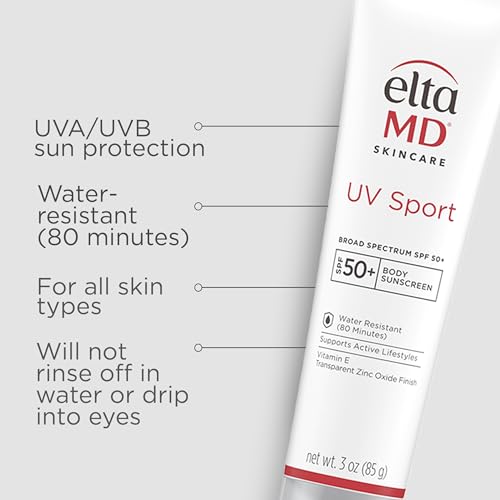 EltaMD Face and Body Zinc Oxide Sunscreen Set, Mineral-based formula, Dermatologist Recommended