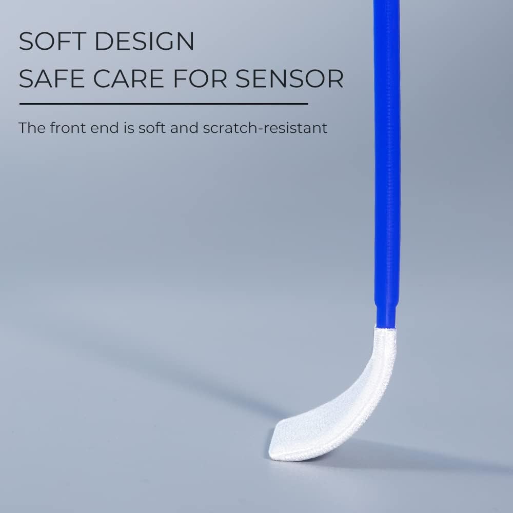 K&F Concept APS-C Sensor Cleaning Kit - 16pcs Swabs, 20ml Cleaner & Gloves, Camera Lens Cleaning Kit for CMOS & CCD Sensors
