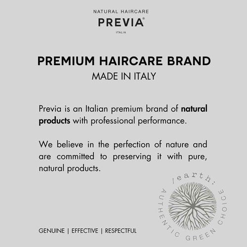 PREVIA Dry Dandruff Cleansing Shampoo | Extra Life - The Virtuous Scalp Ritual | Natural Treatment with Organic Plant Extracts | Certified Vegan, Cruelty-Free & Dermatologically Tested | 32.1 oz