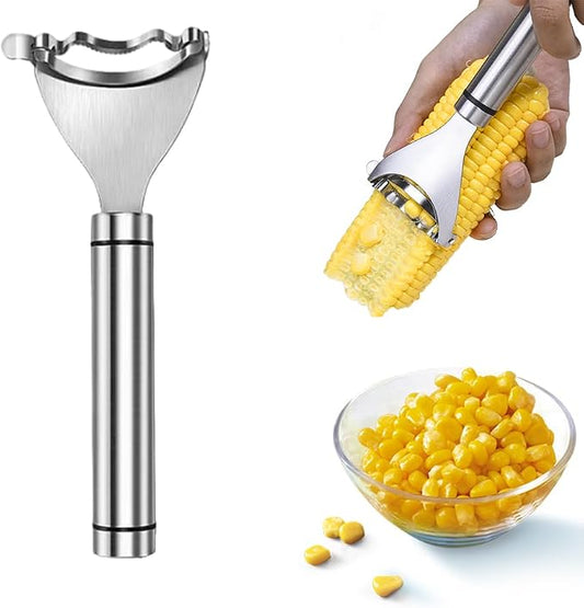 2026 Upgraded Corn Peeler, Stainless Steel Corn Cob Stripper Tool Corn Thresher from the Cob, Fast Corn Cob Separator (1 PCS)