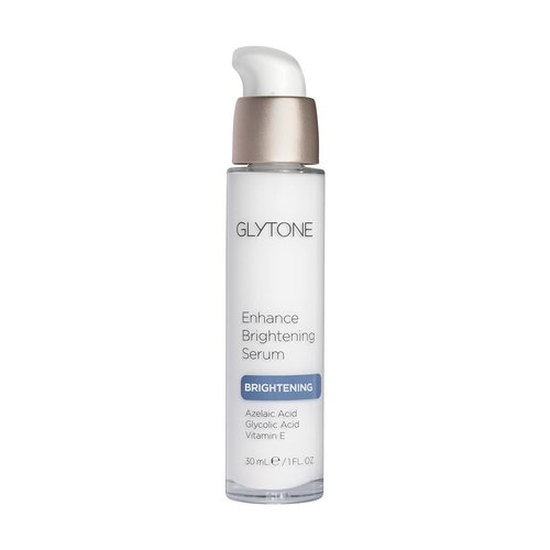 Glytone Enhance Brightening Serum–with Hyaluronic Acid, 1.7 FAV Glycolic Acid 8% Azelaic Acid & Vitamin E–Dark Spot Remover for Face– Pigmentation Treatment– Non-Comedogenic, Hydrating Serum 1 fl.oz.
