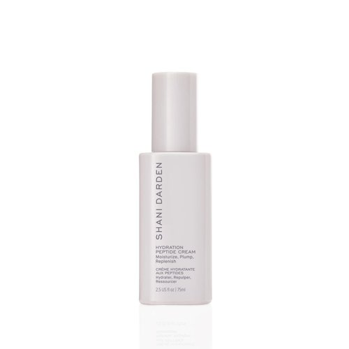 Shani Darden Hydration Peptide Cream, Oil-Free Face Moisturizer with Peptides, Squalane, Niacinamide & Ceramides for Normal to Dry Skin, Up to 72 Hours of Hydration Without Clogging Pores, 2.5 fl oz