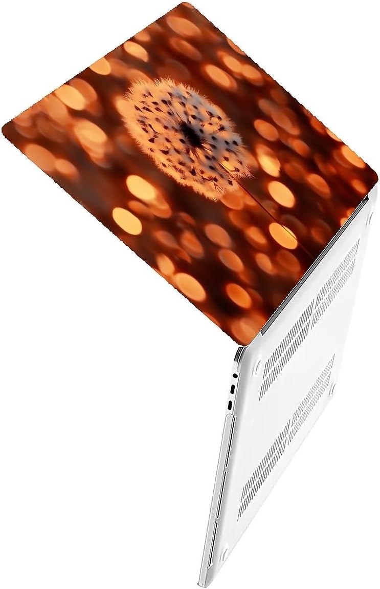 Compatible with MacBook Air 13.3 13.6 Inch Case 2022 2021 2020 2019 Plastic Hard Shell Case Cover,13.3 Air (A1932/A2179/A2337), Dandelion