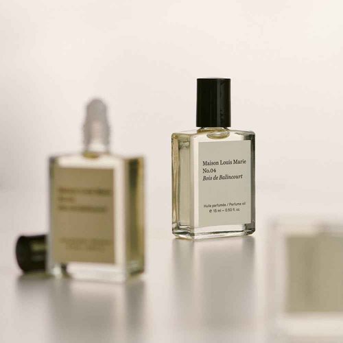 Maison Louis Marie - No.04 Bois de Balincourt Natural Roll-On Perfume Oil | Luxury Clean Beauty + Non-Toxic Fragrance (0.5 fl oz | 15 ml)