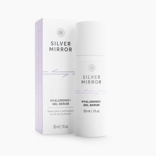 Hyaluronic Acid Serum for Face (1 Fl Oz) Gel Serum for Face, Hydrate, Plump, Brighten, Tone and Smooth the Appearance of Wrinkles, for All Skin Types, By Silver Mirror