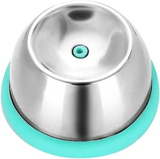 Jawbush Stainless Steel Egg Piercer for Hard Boiled Eggs - Heavy Duty Egg Hole Puncher with Safety Retractable Pin & Non-Slip Base, Prevent Cracking & Easy Peel Tool for Meal Prep, Keto & Bento, Blue