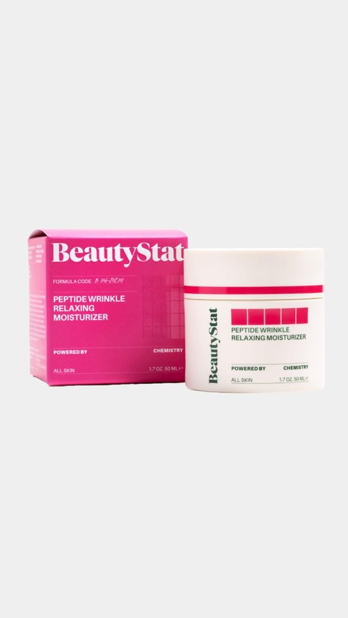 BeautyStat Cosmetics Women's Peptide Wrinkle Relaxing Moisturizer, multicoloured, 1.7 Ounce