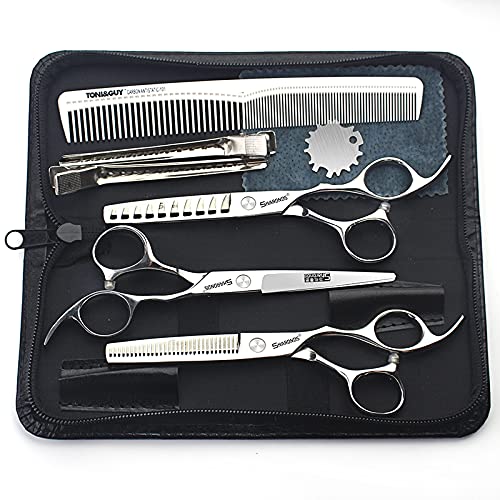 Barber hair scissors, Axemoore professional haircut Cutting Scissors/Shears set- 6", made of Japanese stainless steel, especially (6in- 3pc-A)