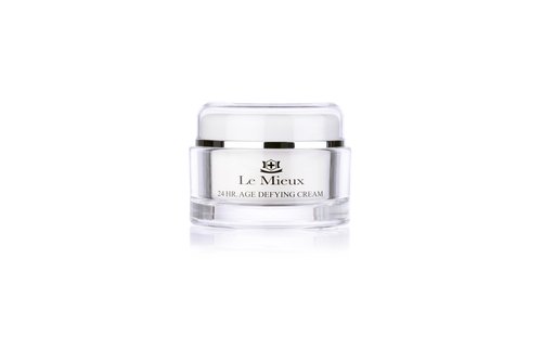 Le Mieux 24 Hr. Age Defying Cream - Hydrating Facial Moisturizer with Hyaluronic Acid & Peptides, Rich Anti-Aging Face Cream, No Parabens or Sulfates (1.75 oz / 52 ml)