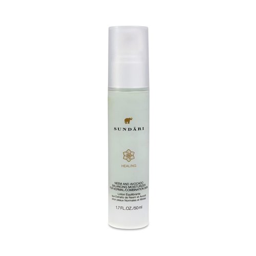 SUNDARI Neem and Avocado Balancing Moisturizer – 1.7 Fl Oz, Hydrating Face Cream with Neem, Smoother Texture, Healthier Skin, All Natural Botanicals
