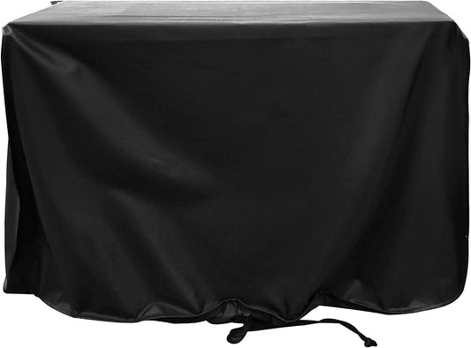 Fire Pit Cover, 32" x 32" x 16" Square Gas Fire Pit Cover, Waterproof 600D Heavy Duty Square Patio FirePit TableCover, Full Coverage Dustproof Anti UV Outdoor FirePitCover