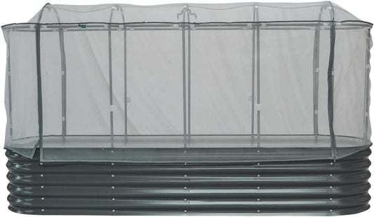 Vego garden Cover System for 4.0' x 8.0' (10 in 1) Garden Bed