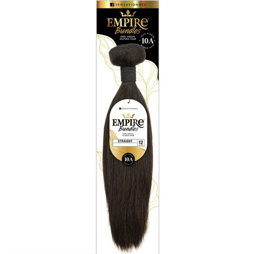 Sensationnel Human Hair Empire Bundles Weave - STRAIGHT 18" (Color:NATURAL, Pack of 2)