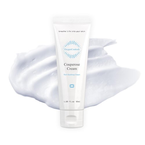 OxygenCeuticals Couperose Cream – Soothing Moisturizer with Tomato Extract, Turnip Extract & Ceramide NP, Helps Calm Redness and Support Skin Barrier for Sensitive Skin. 1.69 fl.oz (50ml)