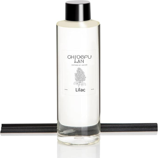 Lilac Scented Oil Diffuser Refill 6.76 fl oz Natural Fragrance Oil, Aromatherapy, Home Fragrance, Essential Oils, Oils for Reéd Diffuser, Bathroom Home Decor