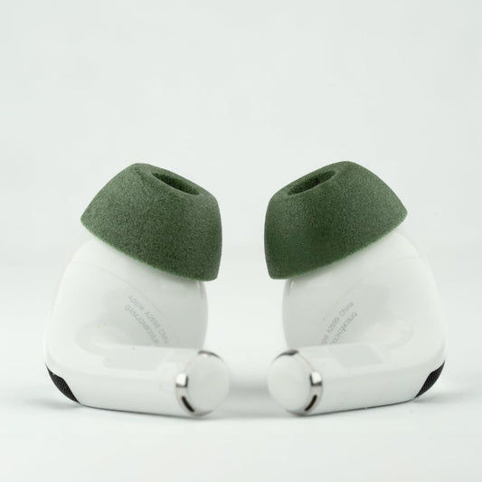 Comply TrueGrip MAX | Premium Memory Foam Replacement Earbud Tips for Apple AirPods Pro 1 & 2 | Long Lasting Comfort, MAX Durability, Secure Fit, Superior Noise Isolation| Green (Small) (1 Pair)