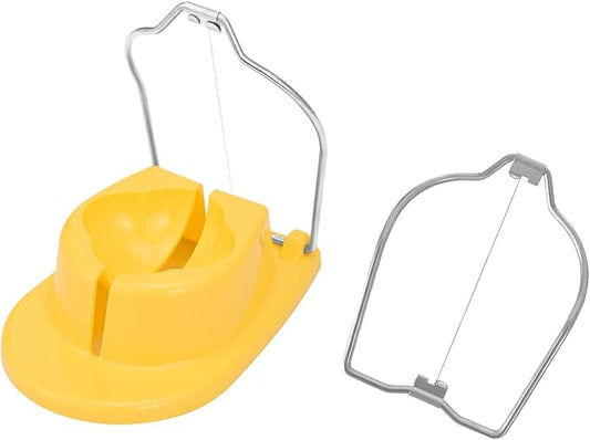 MXY Egg Slicer for Hard Boiled Eggs, Deviled Eggs, Pickled Eggs Cut Eggs in Half Stainless Steel Wire Egg Cutter Kitchen Chopper Tool With a Spare Accessory Suitable for Home, Restaurant
