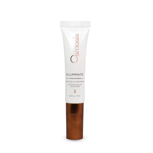Osmosis ILLUMINATE Hydrating and Firming Eye & Lip Treatment with Niacinamide and Peptides for Aging, Dry, and Tired Skin, 0.43 fl oz