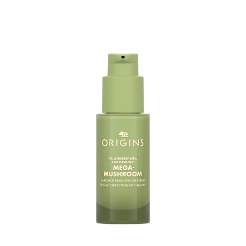 Origins Mega-Mushroom Dark Spot Serum | Reduces Visible Hyperpigmentation & Post-Acne Marks | With Vitamin C & Reishi Mushroom, 1 Fl Oz