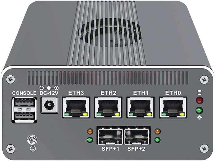 CWWK Intel Alder Lake N100(4C/4T Up to 3.4GHz)/N305(8C/8T Up to 3.8GHz) Dual SFP+10GbE Mini PC|4xIntel I226-V 2.5GbE |DDR5 Memory|PCI-E x4|HDMI+DP+Type-C (10 Gigabit N305, 32G RAM 2TB SSD)
