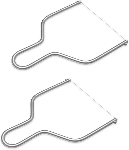 Cheese Slicer & Cheese Cutter Stainless Steel Cheese Slicers with Wire | Cheese Cutter Wire & Butter Slicer - 2PCS