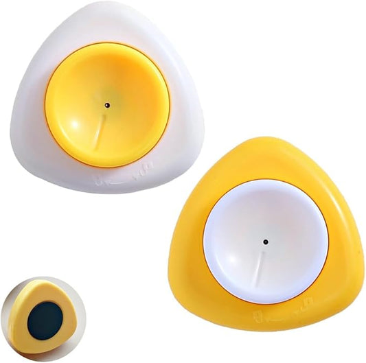 Magenetic Egg Piercer for Raw Eggs to Get Good Hard Boiled Eggs, Egg Poker with Safety Lock Egg Pin, Easy Egg Peeler By Punching Hole at Bigger End of the Egg Before Boiling, 2 Pack