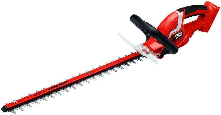 BLACK+DECKER 40V MAX* 24 in. cordless hedge trimmer with POWERDRIVE, Tool Only (LHT2436B)