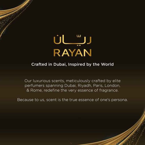 RAYAN Baco Tobacco & Leather Perfume for Men – Arabian Eau De Parfum, 100mL (3.34 Fl oz) Perfumes Arabes Para Hombres, Bold Men’s Perfume with Vetiver, Patchouli, Saffron & Spices – Ideal Gift for Him