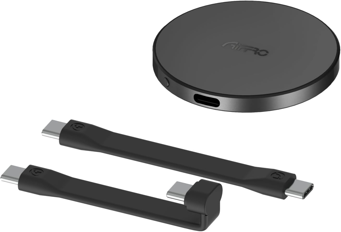 P10 Magnetic PSSD ，For iphone MagSafe Portable SSD, Upto 2000MB/s-Type-C, SM2320，USB 3.2 Gen 2x2 20Gbps, Connectivity, Updated Firmware - Portable Magnetic External Solid State Solution (Black-1T)