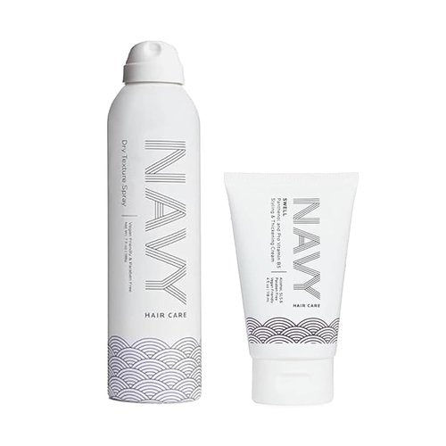 NAVY Hair Care Dry Texture Spray & Swell Thickening Cream | Add Volume and Thickness for Fuller Looking Hair | 7 oz + 4 oz