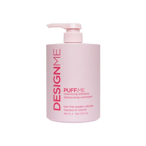 Design.Me PUFF.ME Volumizing Shampoo | Adds Body, Bounce & Volume for Fuller, Thicker Hair| For Fine & Medium Hair | Boosts Shine | Color-Safe, Lightweight Formula | Vegan, Paraben & Sulfate Free