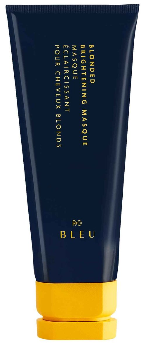R+Co BLEU Blonded Brightening Masque – Repairs and Revives Dull, Yellowed Blondes, Hydrates, Neutralizes Yellow Undertones, Restores Shine, Adds Strength, 5 oz
